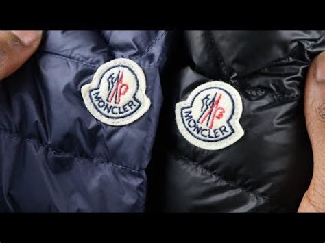 moncler autentico falso